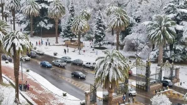 Alerta por nieve en la Capital de Mendoza: se esperan chaparrones durante el día y 0°C de mínima